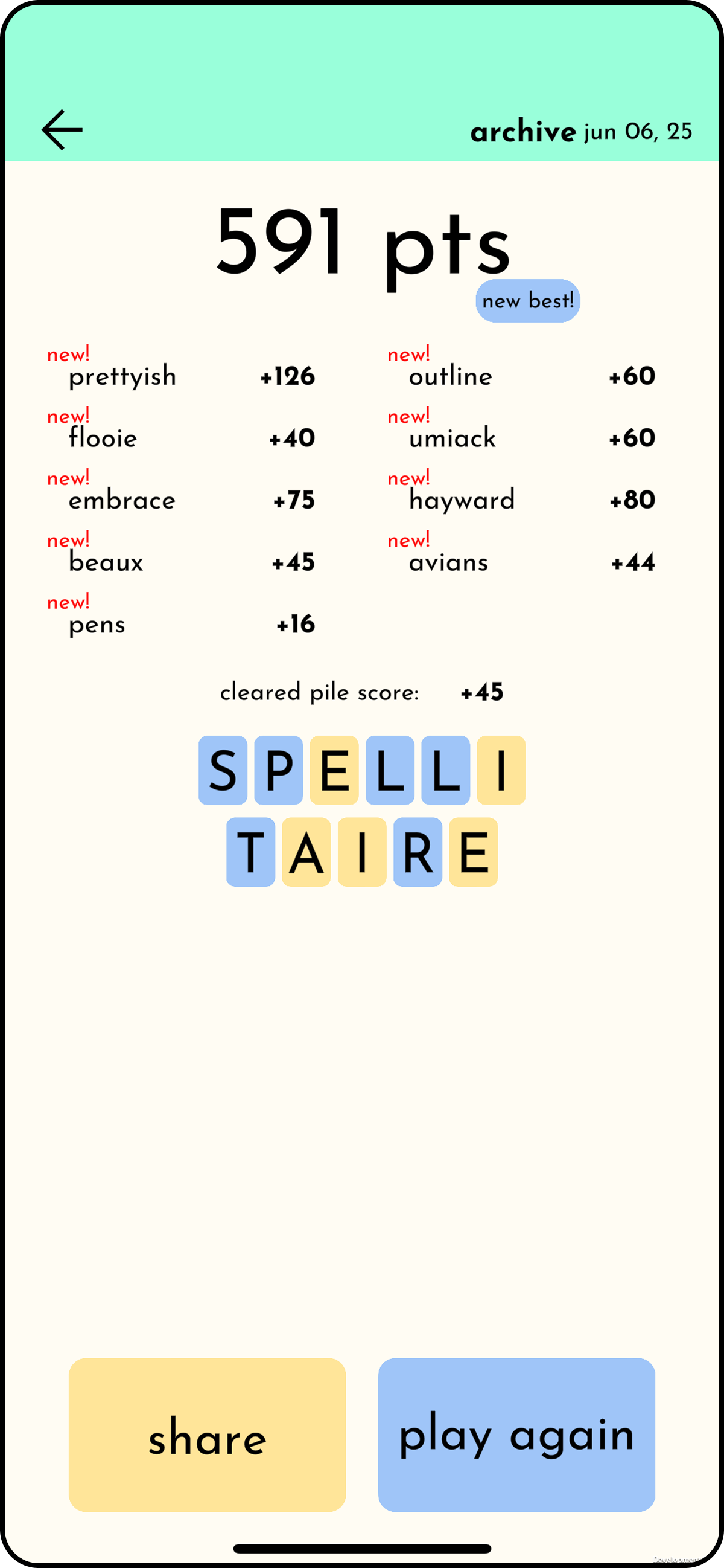 Spellitaire Screenshot 7